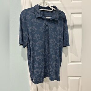 Travis Mathew Navy Floral Shirt